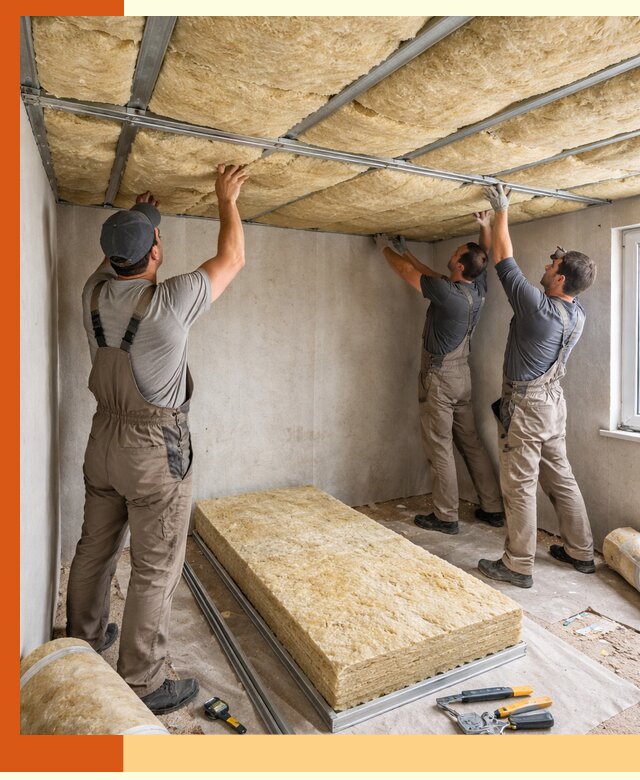 Утепление потолка в Феодосии — тепло и без сквозняков